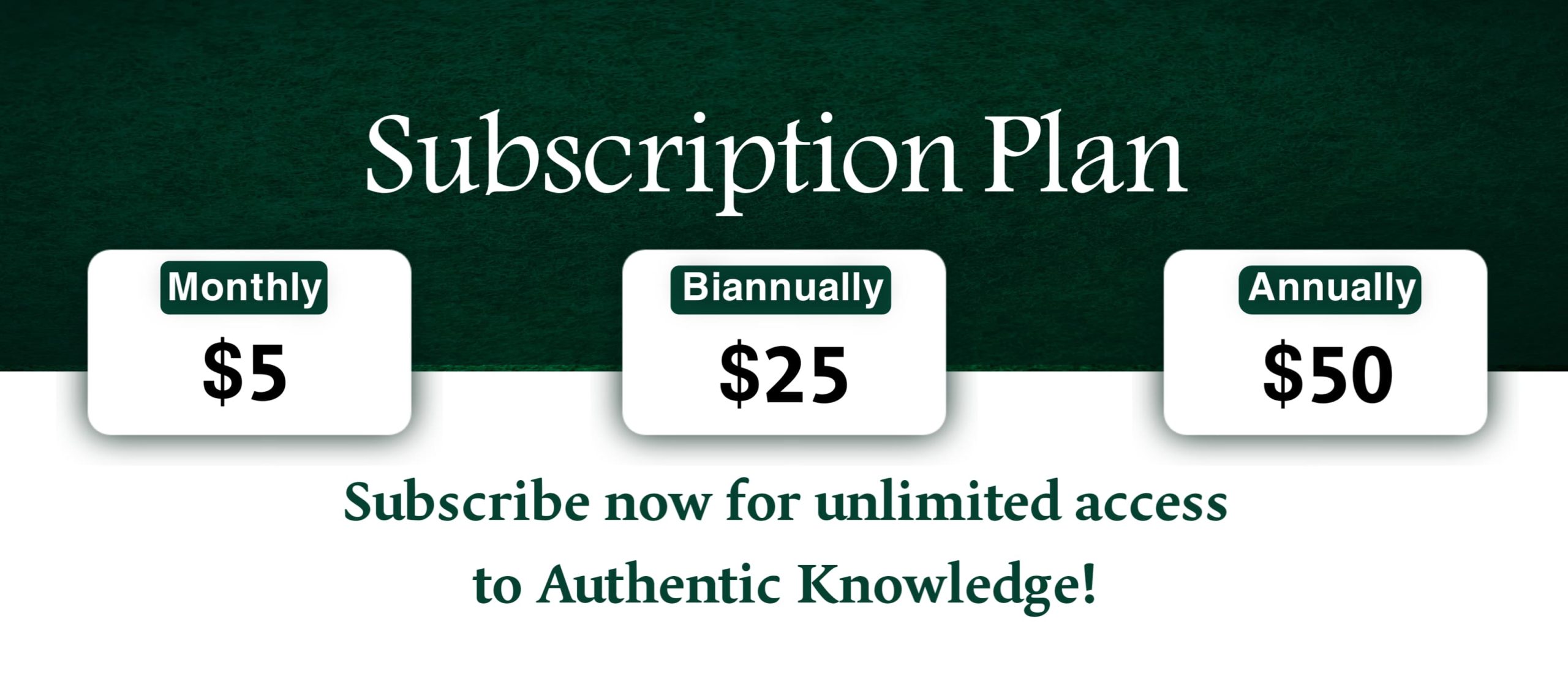 subscription plans banner